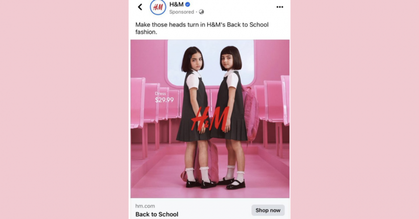 H&M Pulls School Ad “ACCUSED” of Sexualising Young Girls